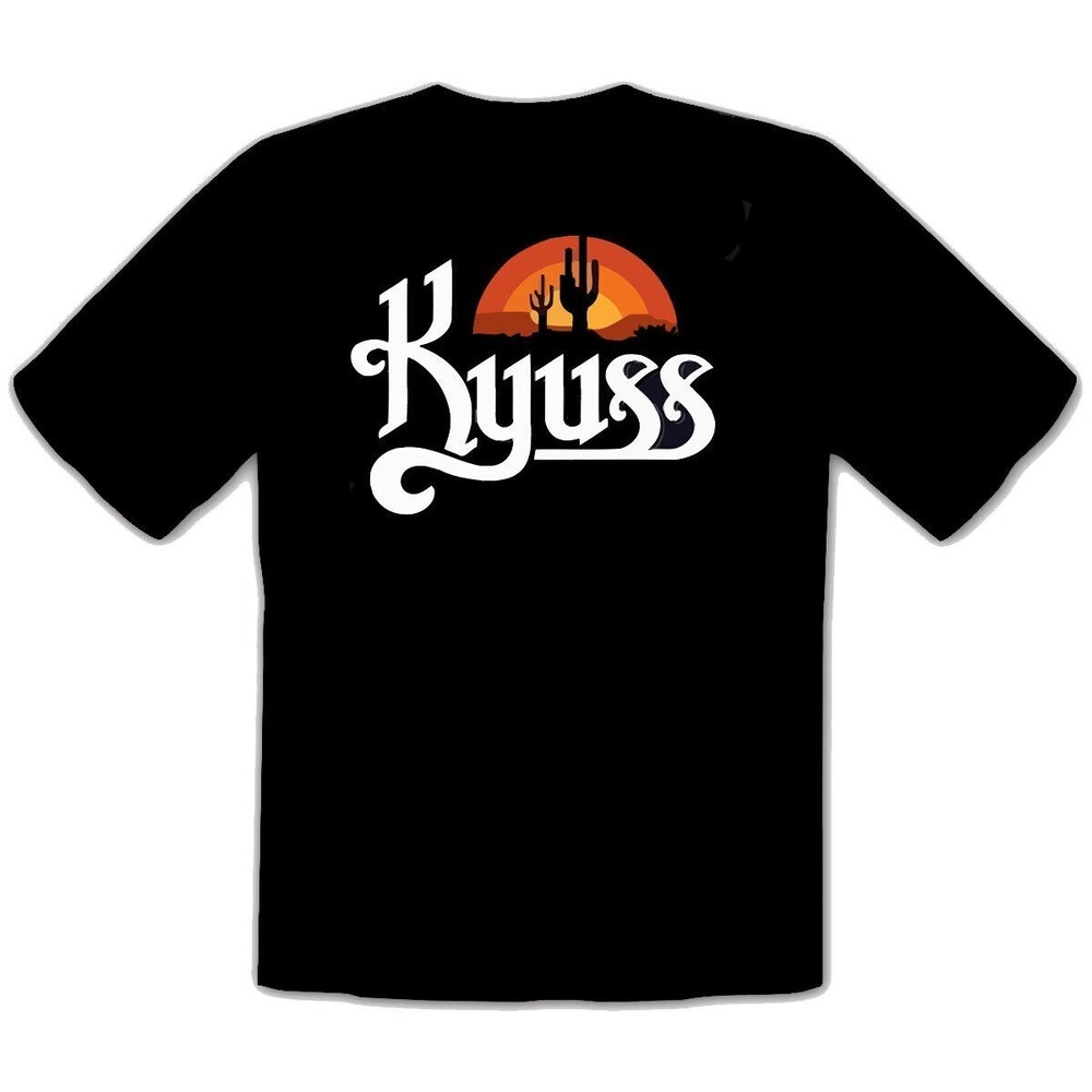 KYUSS BLACK WIDOW Rock Metal Rules Black Music T-Shirt